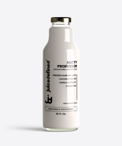 Nutty Professor Fresh Almond and Coconut Juice | Raw, 100% Natural at JuiceDefined Miami FL
