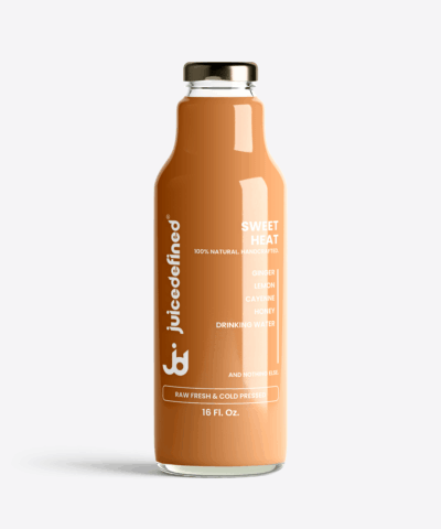 Sweet Heat Fresh Ginger and Lemon Juice | Raw, 100% Natural at JuiceDefined Miami FL
