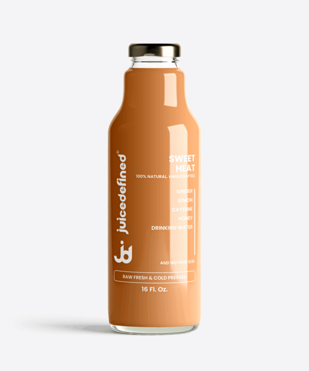 Sweet Heat Fresh Ginger and Lemon Juice | Raw, 100% Natural at JuiceDefined Miami FL
