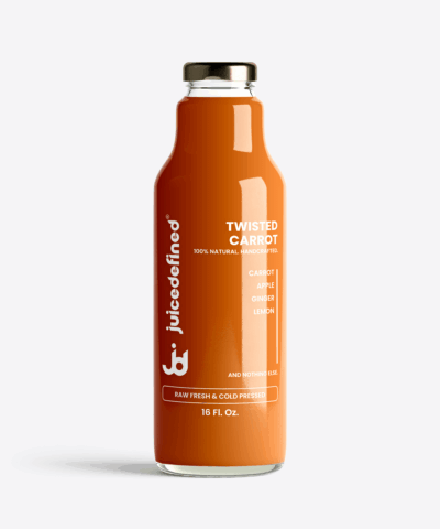 Twisted Carrot Fresh Carrot and Apple Juice | Raw, 100% Natural at JuiceDefined Miami FL