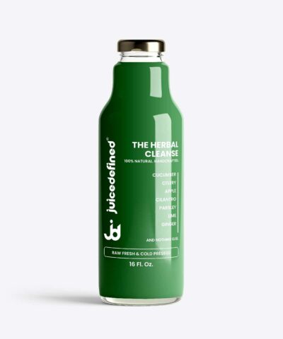 The Herbal Cleanse Fresh Celery and Cilantro Juice | Raw, 100% Natural at JuiceDefined Miami FL