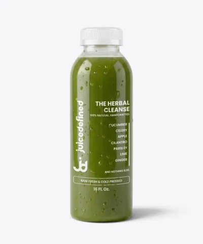 The Herbal Cleanse Fresh Celery and Cilantro Juice | Raw, 100% Natural at JuiceDefined Miami FL