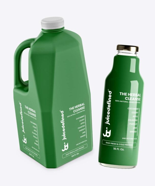 The Herbal Cleanse Fresh Celery and Cilantro Juice | Raw, 100% Natural at JuiceDefined Miami FL