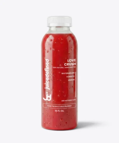 Love Crush Fresh Watermelon and Tomato Juice | Raw, 100% Natural at JuiceDefined Miami FL